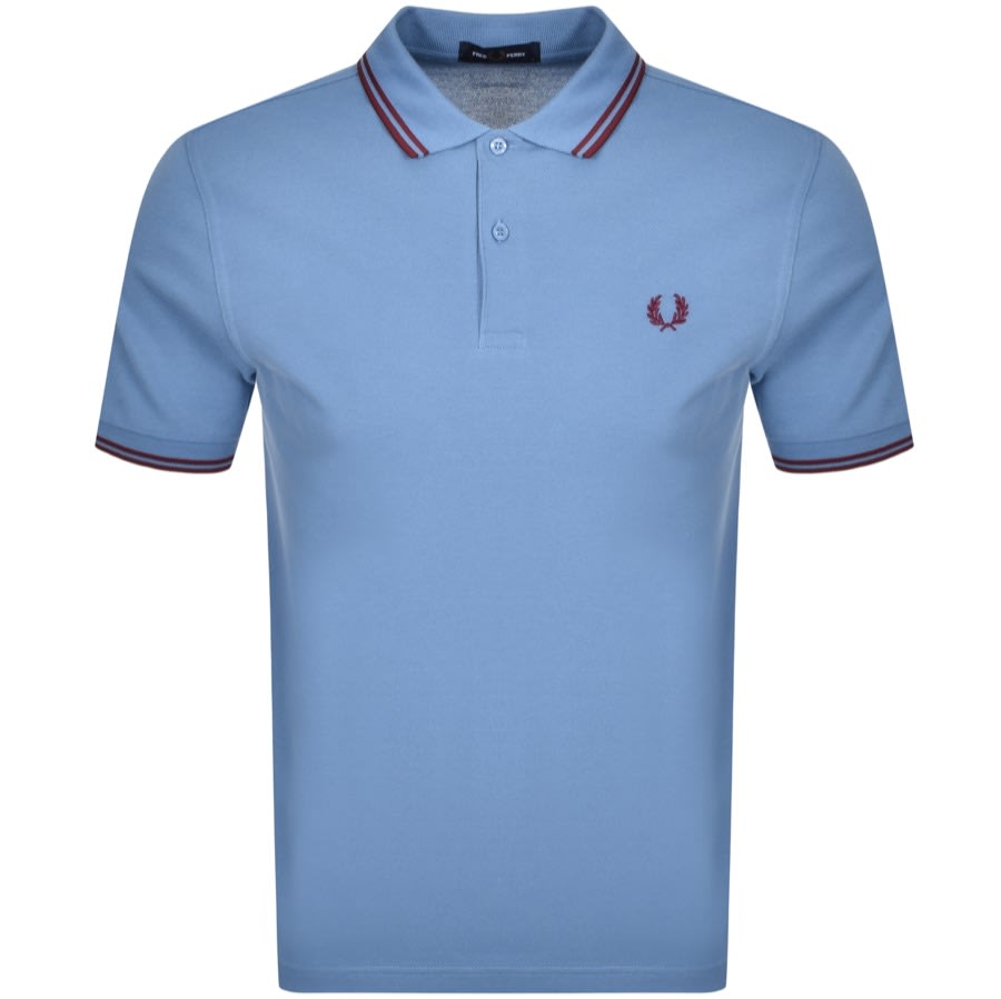 Alternative Image for ProductFred Perry Twin Tipped Polo T Shirt Blue1